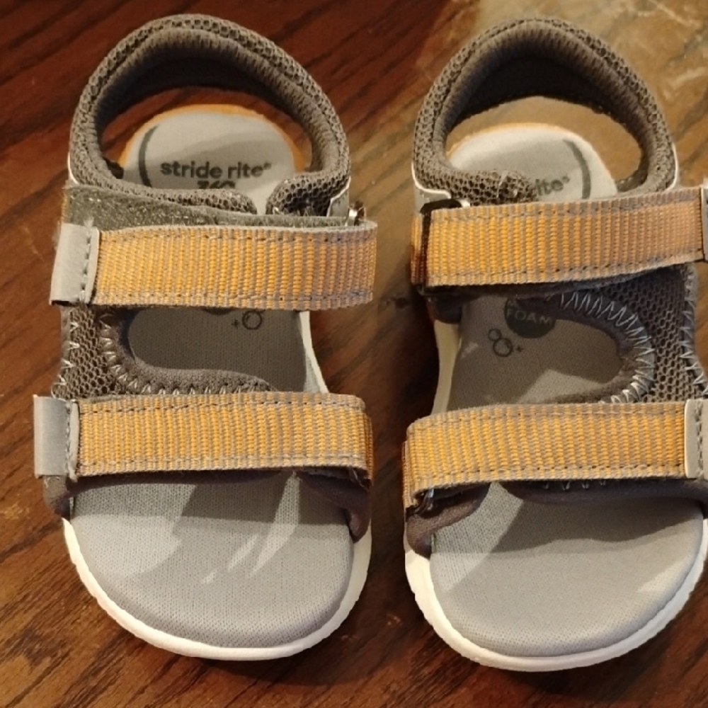 Stride Rite Orange Kids Sandals 5M